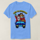 クリスマスに子猫を飼う Tシャツ (デザイン正面)