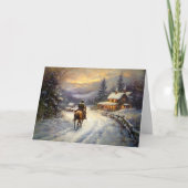 クリスマスに家に帰りたいと思う カード (正面)