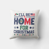 クリスマスに家に帰る | フェスティバル装飾用クッション クッション (裏面)