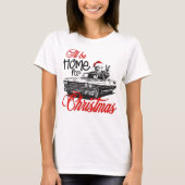 クリスマスに家に帰る Tシャツ (正面)