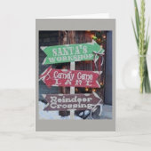 クリスマスに家族から家族まで シーズンカード (正面)