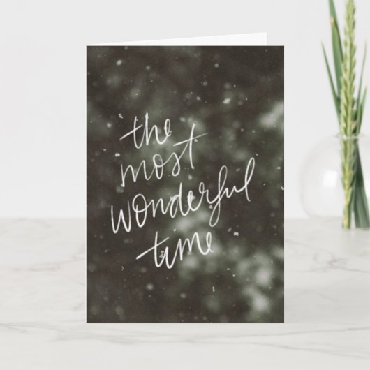 クリスマスに家族と友人親愛がそう開かれる カード (正面)