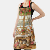 クリスマスに家族の口 エプロン (インサイチュ)