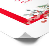 クリスマスに席を探す ポスター (角)