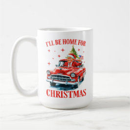 クリスマスに帰宅 トランプ サンタ帽子 コーヒーマグカップ