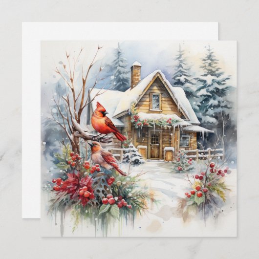 クリスマスに平和と愛 シーズンカード (正面/裏面)