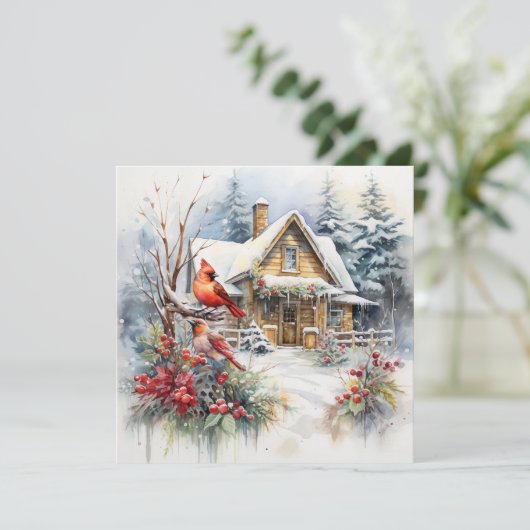 クリスマスに平和と愛 シーズンカード (スタンド正面)