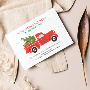 クリスマスに引っ越した新しいホールをデッキング