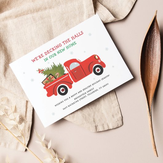 クリスマスに引っ越した新しいホールをデッキング