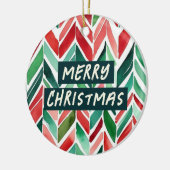 クリスマスに心の扉を飾る セラミックオーナメント (左)