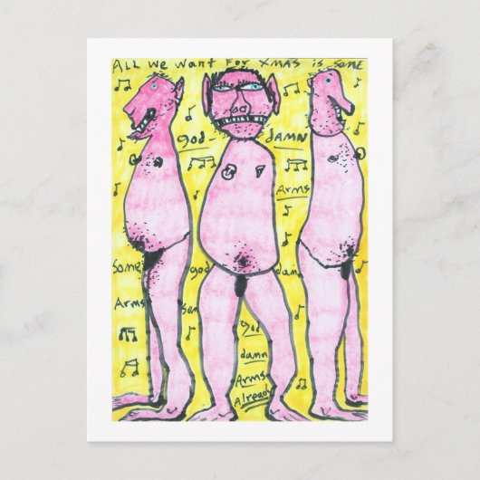 クリスマスに必要なもの シーズンポストカード (正面)