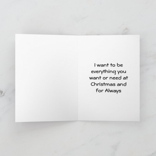 クリスマスに必要な物を全部揃えたい シーズンカード (内部)