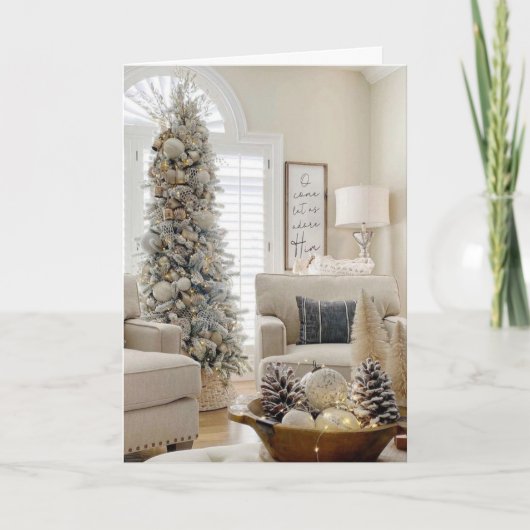 クリスマスに思い出す友達 シーズンカード (正面)