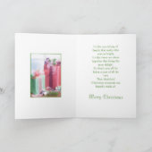 クリスマスに恋をする息子と家族のために シーズンカード (内部)