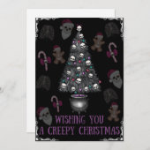 クリスマスに恐怖を願う シーズンカード (正面/裏面)