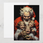 クリスマスに恐怖を！悪魔のサンタ シーズンカード (正面/裏面)