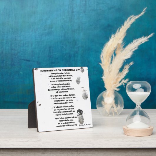 クリスマスに想い出して詩 フォトプラーク (インサイチュ)