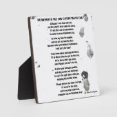 クリスマスに想い出して詩 フォトプラーク (正面)