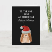 クリスマスに愛する一点カスタマイズ可能 カード (正面)