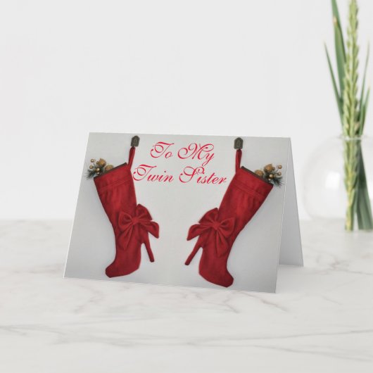 クリスマスに愛する双子のお姉さん» シーズンカード (正面)