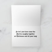 クリスマスに愛を宣言しなさい シーズンカード (内部)