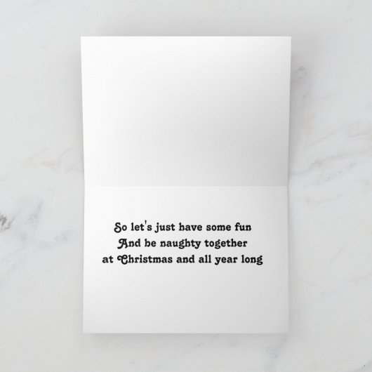 クリスマスに愛を宣言しなさい シーズンカード (内部)