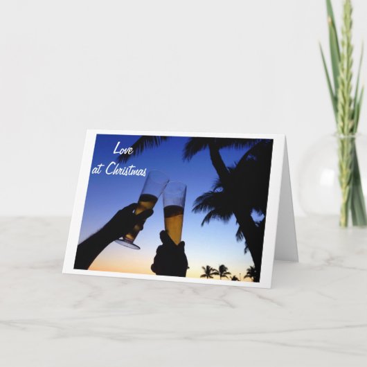 クリスマスに愛を捧げる シーズンカード (正面)