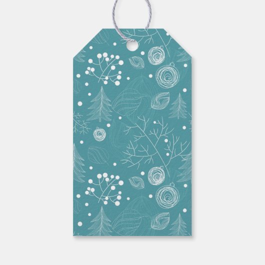 「クリスマスに感謝する季節企業のだ ギフトタグ (裏面)