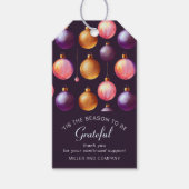 「クリスマスに感謝する季節企業のだ ギフトタグ (正面)