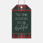 「クリスマスに感謝する季節企業のだ ギフトタグ (正面)