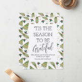 「クリスマスに感謝する季節企業のだ ノートカード (正面/裏面インサイチュ)