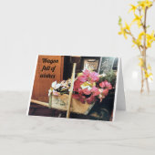 クリスマスに感謝する「良い友達」 カード (黄色い花)