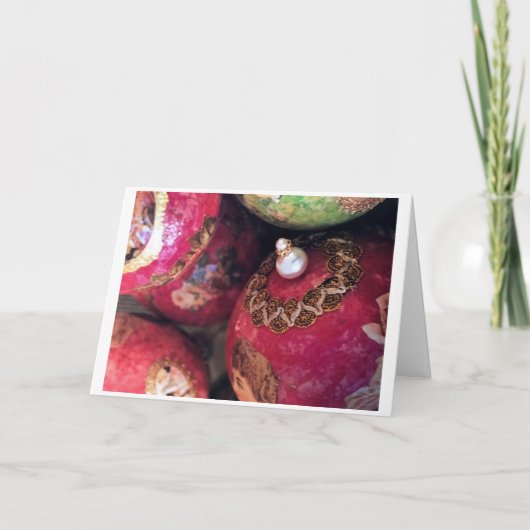 クリスマスに感謝する「良い友達」 カード (正面)