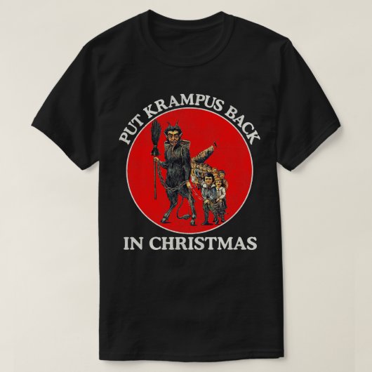 クリスマスに戻す Tシャツ (デザイン正面)
