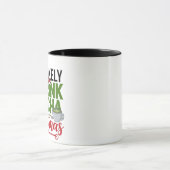 クリスマスに抹茶を飲む可能性大 コーヒー マグカップ (中央)