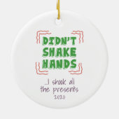 クリスマスに握手をしなかったプレゼント セラミックオーナメント (裏面)