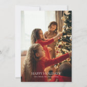 クリスマスに新しい家に引っ越しました シーズンカード (裏面)