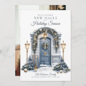 クリスマスに新しい家に引っ越しました シーズンカード (正面/裏面)