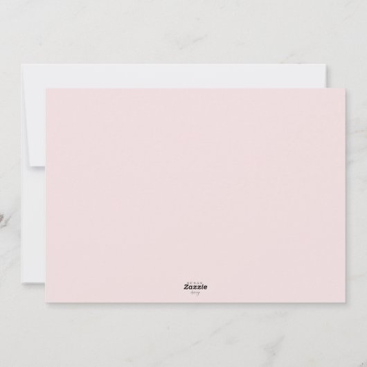 クリスマスに新しい家族が仲間入り! ホリデー フォト カード (裏面)