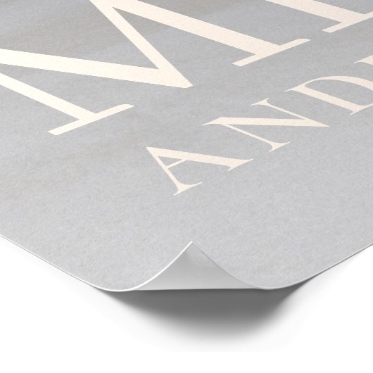 クリスマスに星と暗い夕暮れのカップルの写真 ポスター (角)