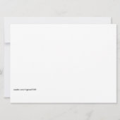 クリスマスに本を届けるサンタクロース カード (裏面)