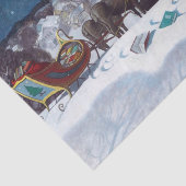 クリスマスに本を届けるサンタ 薄葉紙 (詳細)