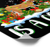 クリスマスに来たいのはクーガーのクリスマスツリー ポスター (角)