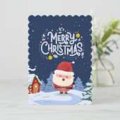 クリスマスに楽しいお誘い 招待状 (スタンド正面)