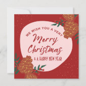 クリスマスに楽しいひと時をお過ごしください シーズンカード (正面)