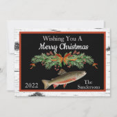 クリスマスに楽しみたい釣りマス シーズンカード (正面)