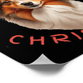 クリスマスに欲しいだけ!シェットランド・シェプドッグは ポスター (角)