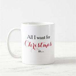 クリスマスに欲しいのはあなたがアップロードした画像だけ コーヒーマグカップ
