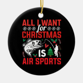 クリスマスに欲しいのはエアスポーツだけ セラミックオーナメント