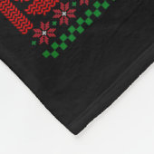 クリスマスに欲しいのはカピバラのダサいセーターだけ フリースブランケット (角)